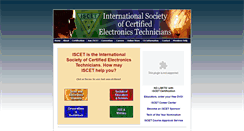 Desktop Screenshot of iscet.org